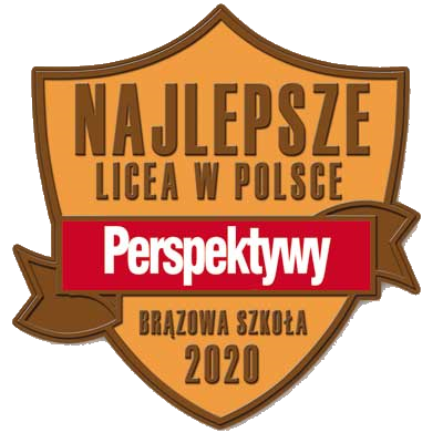 nagroda brązowa szkoła w konkursie Najlepsze Technika w Polsce organizowanym przez Perspektywy 2020.